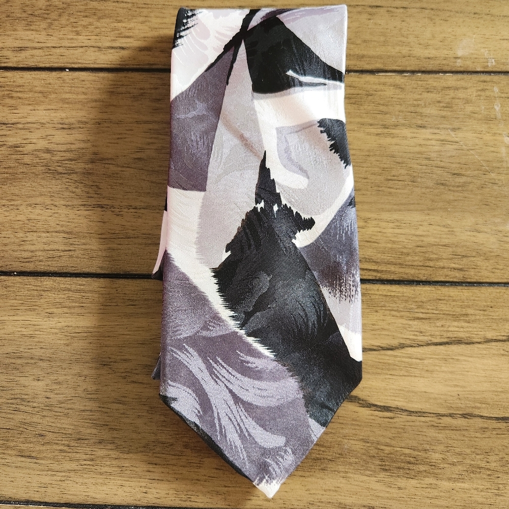 Vintage BALMAIN Men's Tie